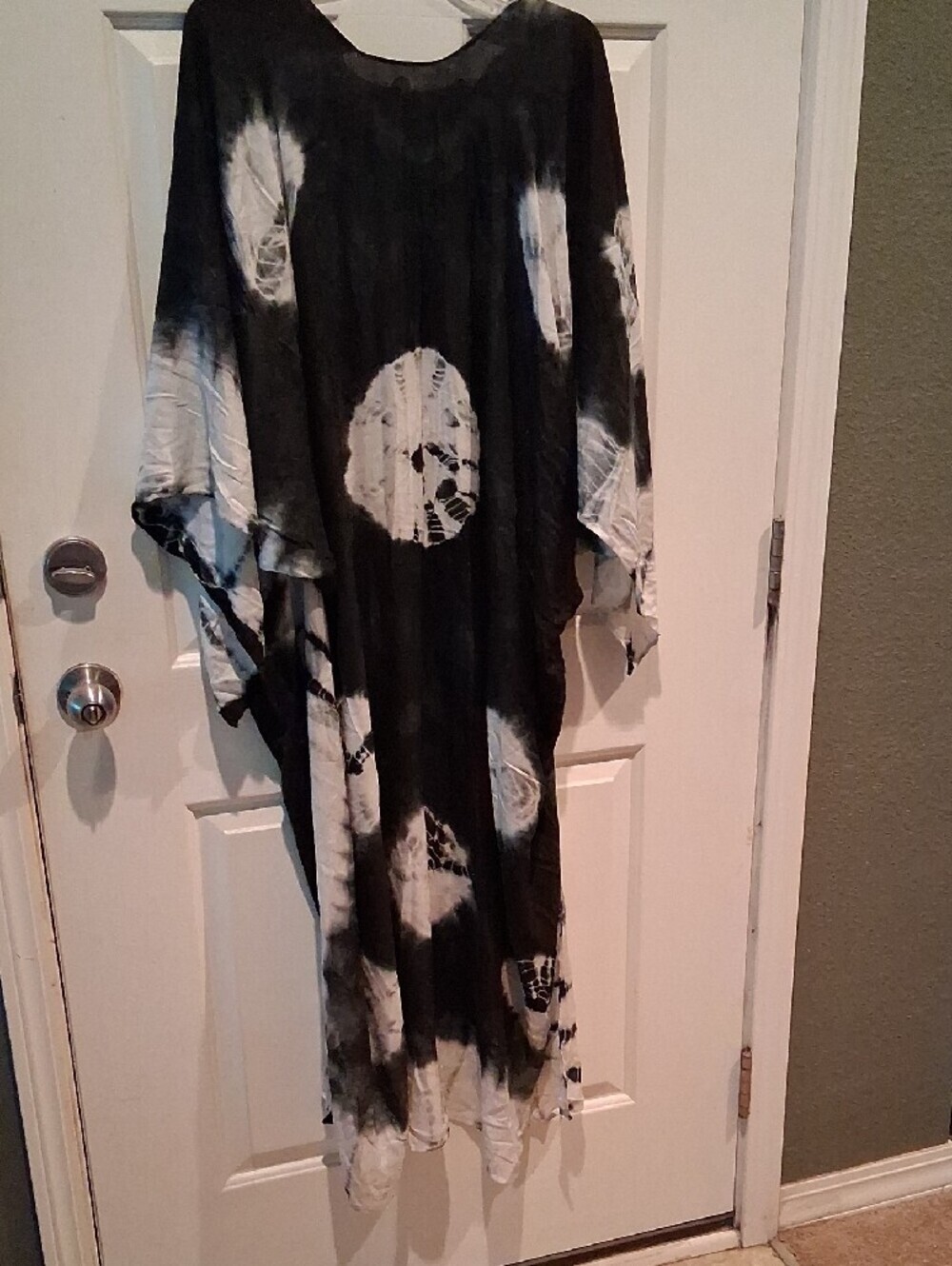 Free People Black And White Swim Coverup Kimono - Picture 8 of 9
